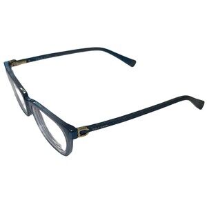 Cole Haan CH5034 Eyeglass Frames Blue Teal 51-16-135 Rectangle Women’s Optical